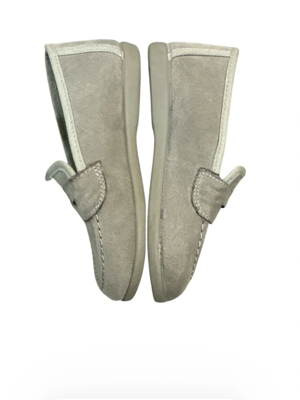 NWOT Saltin & Banquin Spanish brand grey suede children’s loafer size 24/7